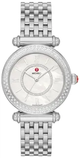 Michele Caber Mid MWW16E000008 Stainless steel White