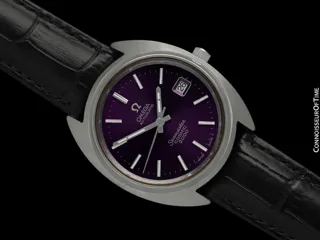 Omega Seamaster Cosmic 2000 166.130 38mm Stainless steel deep lavender