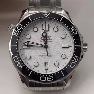 Omega Seamaster Diver 300M 210.30.42.20.04.001 Stainless steel White