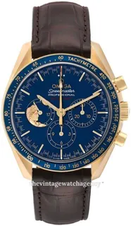 Omega Speedmaster Moonwatch 311.63.42.30.03.001 Yellow gold Blue