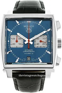 TAG Heuer Monaco Calibre 12 CAW2111.FC6183 Stainless steel Blue