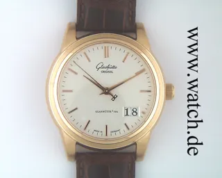 Glashütte Senator Panorama 39-42-03-21-04 38.5mm Rose gold Silver