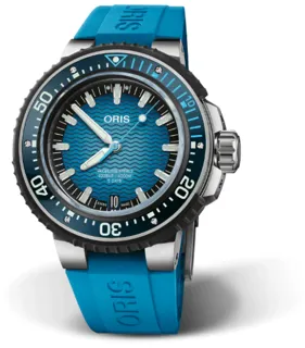 Oris Aquis 01 400 7777 7155-Set Titanium Blue