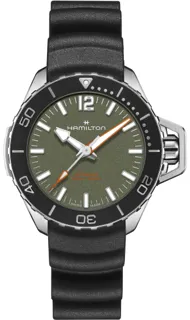 Hamilton Khaki Navy H77455360 Stainless steel Green