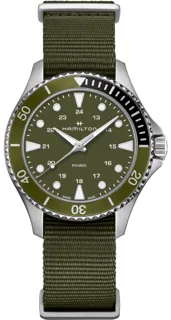 Hamilton Khaki Navy H82241961 Stainless steel Green