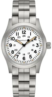 Hamilton Khaki Field H69529113 Stainless steel White