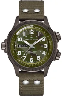 Hamilton Khaki Aviation H77775960 Stainless steel Green