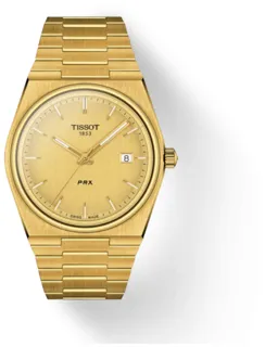 Tissot PRX T137.410.33.021.00 Yellow gold and Stainless steel Champagne