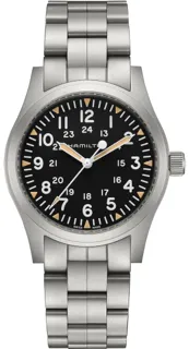 Hamilton Khaki Field H69529133 Stainless steel Black