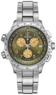 Hamilton Khaki Aviation H77932160 Stainless steel Green