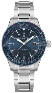 Hamilton Khaki Aviation H76645140 Stainless steel Blue