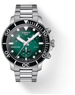 Tissot Seastar T1204171109101 Stainless steel Black