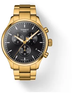 Tissot XL T116.617.33.051.00 Yellow gold and Stainless steel Black