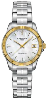 Certina DS C902.251.41.016.00 Yellow gold and Stainless steel White