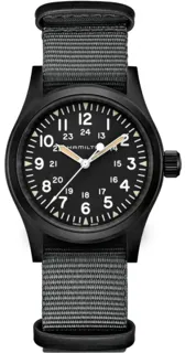 Hamilton Khaki Field H69409930 Stainless steel Black