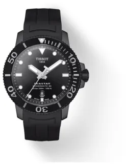 Tissot Seastar T120.407.37.051.00 Stainless steel and PVD Black