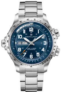 Hamilton Khaki Aviation H77765141 Stainless steel Blue