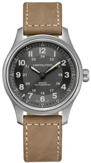 Hamilton Khaki Field H70545550 Titanium Black