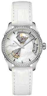 Hamilton Jazzmaster Open Heart H32205890 Stainless steel White