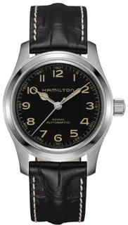 Hamilton Khaki Field H70605731 Stainless steel Black