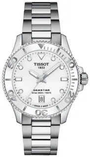 Tissot Seastar T120.210.11.011.00 Stainless steel White