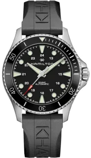 Hamilton Khaki Navy H82515330 Stainless steel Black