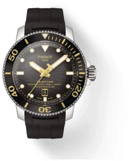 Tissot Seastar T120.607.17.441.01 Stainless steel Black