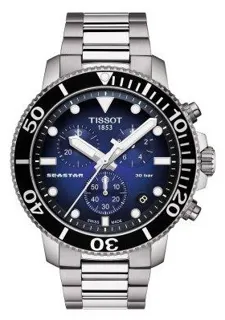 Tissot Seastar T120.417.11.041.01 Stainless steel Black