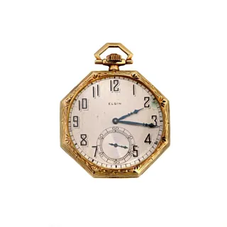 Elgin 14k yellow gold Silver