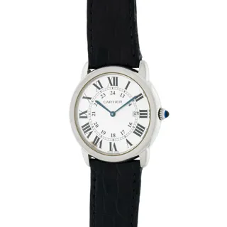 Cartier Ronde Solo 3603 Stainless steel Silver