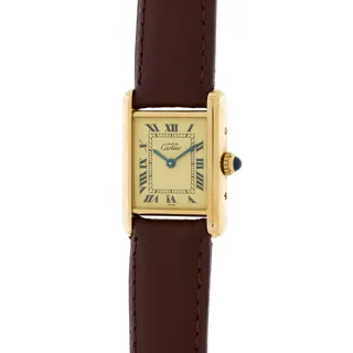 Cartier Tank Must 5057001 Vermeil Champagne