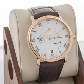 Blancpain Villeret 6661-3631-55b Red gold White