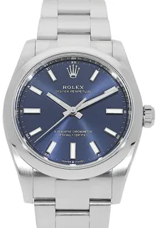 Rolex Oyster Perpetual 34 124200 Stainless steel Blue