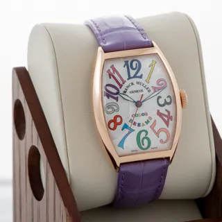 Franck Muller Cintree Curvex Color Dreams 5850SCCODR5NE 32mm Rose gold