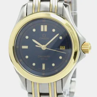 Omega Seamaster Yellow gold and Stainless steel Blue