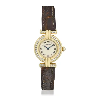 Cartier Colisee 2997 24mm 18k yellow gold White