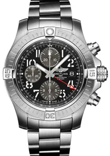 Breitling Avenger A24315101B1A1 Stainless steel Black