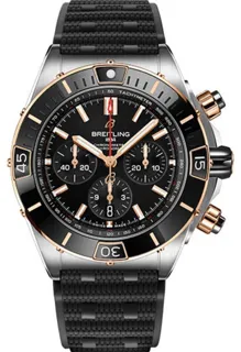 Breitling Chronomat UB0136251B1S1 Stainless steel and Red gold Black