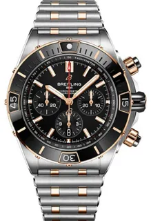 Breitling Chronomat UB0136251B1U1 Stainless steel and Red gold Black