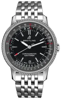 Breitling Navitimer A17325241B1A1 Stainless steel Black