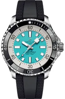 Breitling Superocean A17376211L2S1 Stainless steel Turquoise