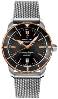 Breitling Superocean Heritage UB2010121B1A1 Stainless steel and Red gold Black