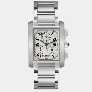 Cartier Tank Française W51001Q3 Stainless steel