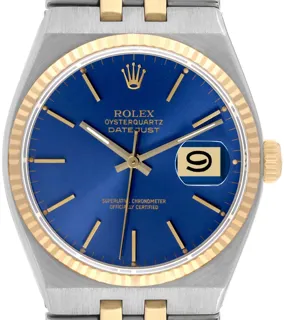 Rolex Datejust Oysterquartz 17013 Stainless steel Blue