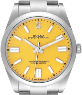 Rolex Oyster Perpetual 41 124300 Stainless steel Golden