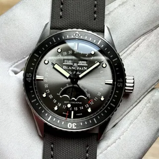 Blancpain Bathyscaphe Quantième Complet Phases de Lune 5054 1210 G52A Titanium