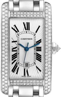 Cartier Tank Américaine WB7045L1 18k white gold Silver