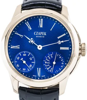 Czapek & Cie Quai des Bergues A21027 42.5mm Stainless steel Blue