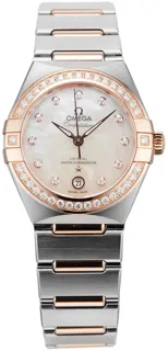 Omega Constellation O13125292055001 Rose gold and Stainless steel White