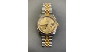 Rolex Datejust 36 116233 Yellow gold and Stainless steel Champagne